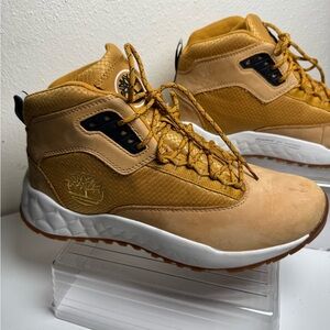 Timberland Tan High-Top Sneakers